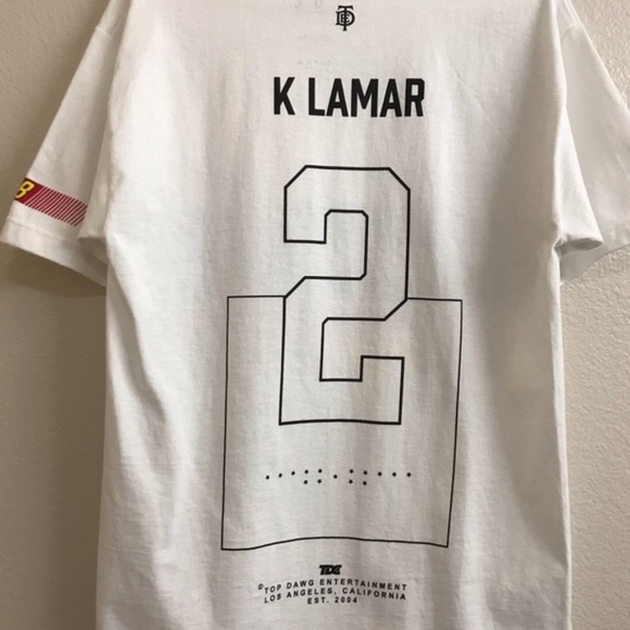 Limited Edition TDE Top Dawg Entertainment Kendrick Lamar KL18 Tee Size Medium - Picture 11 of 13